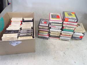 lot 23 image: 50 8 track tapes, Elvis, Dolly Parton, Johnny Cash and More Most unopened