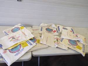 lot 26 image: Nice Collection of Pillowcase Flour Sacks