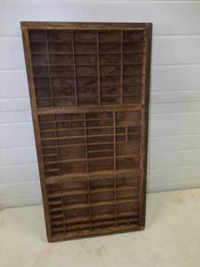 lot 50 image: Vintage Hamilton Typesetting Printer Drawer