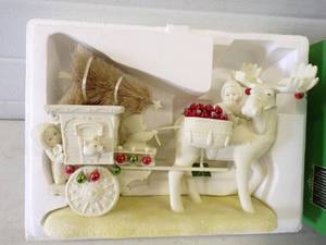 lot 86 image: Still in Box Fantastic Limited Numbered Snow Babies (Christmas Caravan)