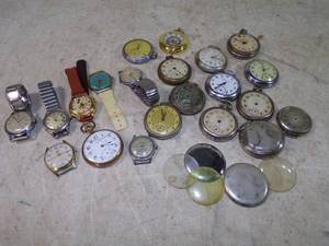 lot 97 image: Large Fantastic Lot of Vintage Wrist and Pocket Watches Parts and Repair
