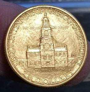 1926 US $2.50 GOLD SESQUICENTENNIAL COMMEMORATIVE