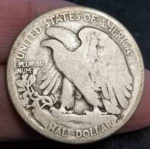 1918-S WALKING LIBERTY HALF DOLLAR