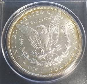 1886 MORGAN SILVER DOLLAR GEM BU