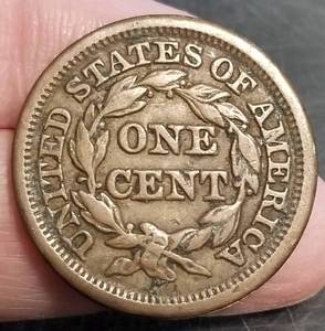 1847 US BRAIDED HAIR LARGE CENT