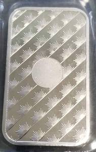 1 TROY OZ .999 FINE SILVER BAR SUNSHINE MINT SEALED