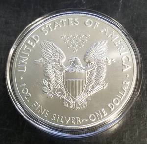 2021 type 1 AMERICAN SILVER EAGLE 1 TROY OZ .999 FINE SILVER IN AIRTITE