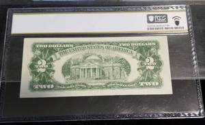 1963 US RED SEAL $2 FEDERAL RESERVE NOTE VF30 PCGS