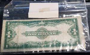 1923 US LARGE SIZE $1 SILVER CERTIFICATE HORSE BLANKET NOTE