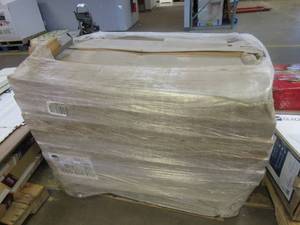 lot 580 image: 16 in. x 48 in. x 2 in. Aluminum Protection Barrier Frame Set with Casters - LOT OF 20