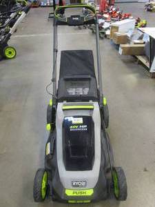 lot 655 image: Ryobi 20 in Push Lawn Mower (TOOL ONLY, NICE CONDITION)