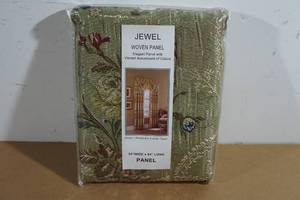 lot 80 image: NEW Jewel Woven Window Treatment Panel