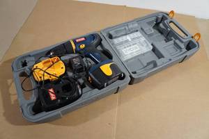 lot 102 image: Ryobi 12V Cordless Drill with Case