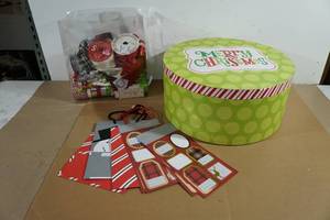 lot 119 image: Christmas Box, Tags, Wrapping Accessories