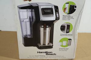 lot 20 image: Hamilton Beach Single Serve Coffee Maker