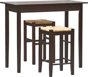lot 37 image: 3 Piece Tavern Counter Set