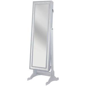 lot 156 image: Chic Home Glitzy Free Standing Mirror - Mirror Cracked