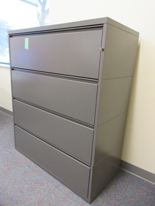 lot 269 image: HERMAN MILLER 4 DRAWER  LATERAL FILE