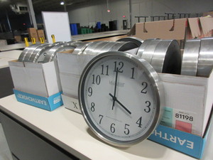 lot 358 image: LACROSSE ATOMIC WALL CLOCKS