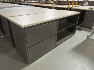 lot 368 image: HERMAN MILLER CUSTOM BOOKCASE LATERAL FILE