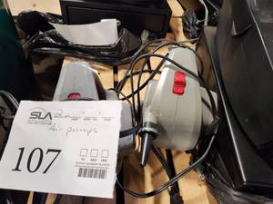 lot 107 image: Lot of (2) Coleman High Performance Air Pumps