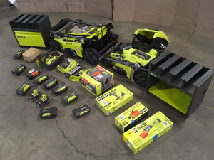 Lot of assorted Ryobi IndoorOutdoor Tools various models and conditions customer returns see pictures