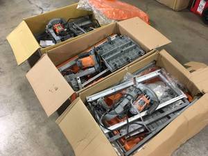 Lot of Ridgid  Wet Tile Saws - Various Conditions -  used customer returns Review all pictures