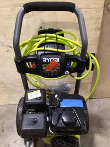lot 24 image: Ryobi Preassure Washer used not tested customer Return see pictures