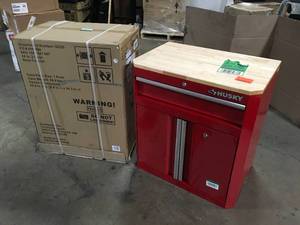 Husky Storage Cabinets - Lot of 2 - Open Box - Review all pictures