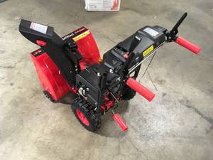 PowerSmart 24 in. 2-Stage Electric Start Gas Snow Blower with LED Light - Review all pictures - Open Box