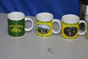 lot 40 image: john deere coffee mugs