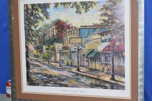 lot 22A image: Framed Grand Avenue at St. Albans Print by Susan Amidon