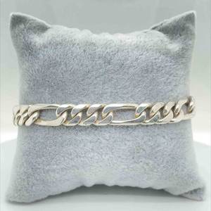 Sterling Silver Figaro 8 Bracelet