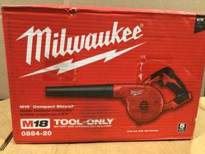 Milwaukee M18 18V Lithium-Ion Cordless Compact Blower (Tool-Only) Open Box Review all pictures
