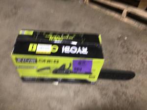RYOBI ONE 18V Brushless 12 in. Cordless Battery Chainsaw Open Box Review all pictures