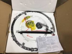 Golden Lighting Alastair 6-Light Matte Black Wagon Wheel Chandelier Open Box Review all pictures