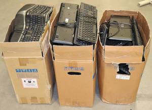 3 Boxes misc Keyboards