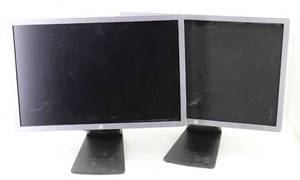 (2) HP Elite Display E241i Monitors