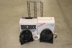 2cases of Grill Bricks and fans