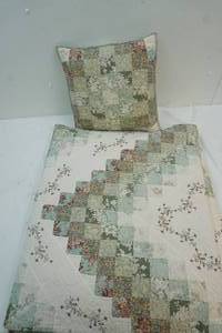 bedspread, pillow