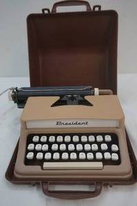 president manual typewriter