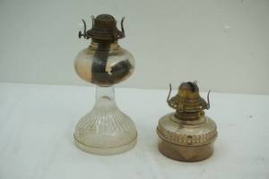 vintage oil lamps