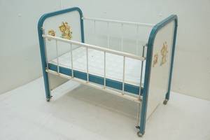 vintage doll crib