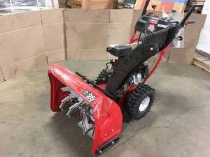 lot 8 image: Troy-Bilt Storm 26 in. 208 cc Two- Stage Gas Snow Blower with Electric Start Self Propelled Review all pictures