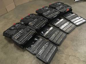 lot 14 image: Lot of 4 Assorted Husky Mechanic Tool Sets Customer returns Review all pictures
