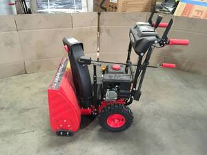 lot 22 image: PowerSmart 24 in. 2-Stage Electric Start Gas Snow Blower with LED Light Customer return