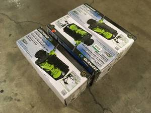 lot 30 image: Earthwise 16 in. 12 Amp 120-Volt Single-Stage Corded Electric Snow Thrower Lot of 3 Review all pictures Customer returns