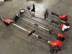lot 34 image: Mix Lot of Echo Straight and Curve Shaft Trimmers various models and conditions customer returns Review all pictures