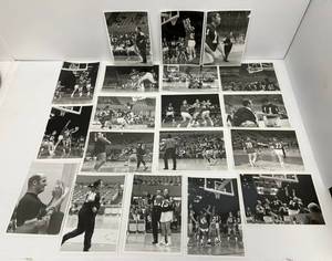 Goup Of Viking Football Charity Basketball Game Photos At The Met Center 1970-72 (From Bill Browns Estate)