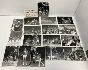 Goup Of Viking Football Charity Basketball Game Photos At The Met Center 1970-72 (From Bill Browns Estate)